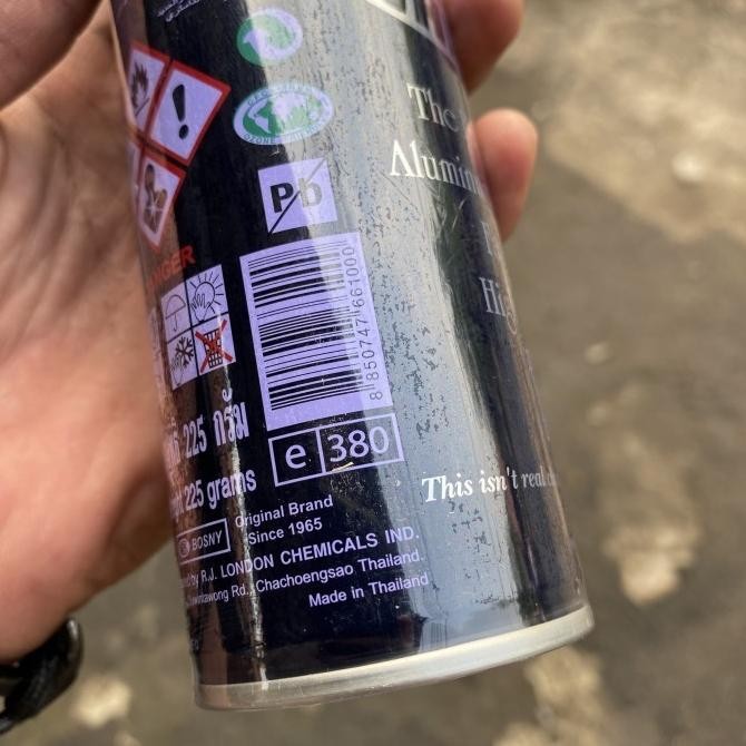 BOSNY MIRROR CHROME SPRAY PAINT 270 MIL - REAL MIRROR EFFECT murah