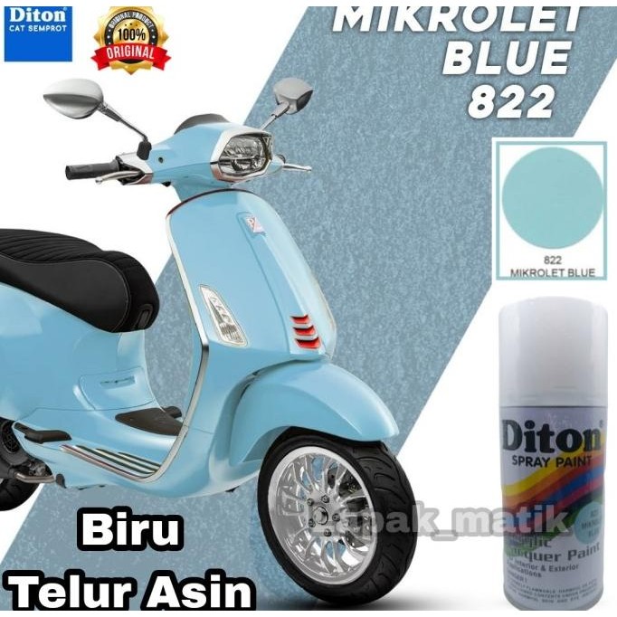 Pilok Diton BIRU TELUR ASIN MIKROLET BLUE 822 300ml murah