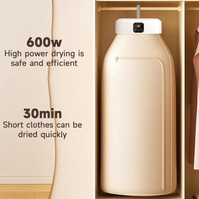 Mesin Pengering Pakaian Portable Smart Clothes Dryer with Remote KPL GYJ-002 - Kapasitas 12 Baju hum