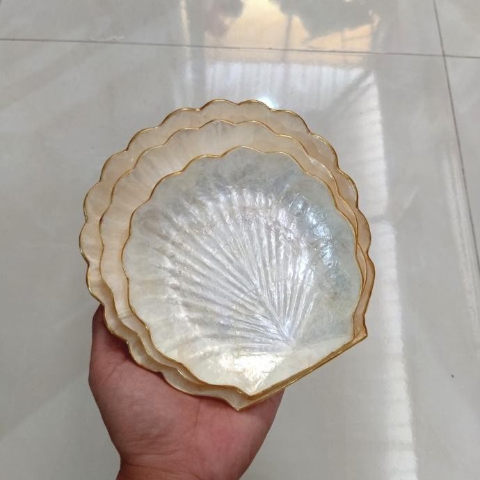 ] Piring Kerang Kipas, Piring Saji Kerang, Shell Plate