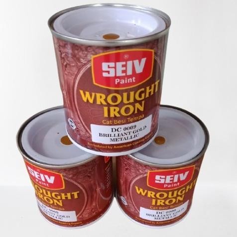 cat besi warna emas/ brilliant gold metalic SEIV murah