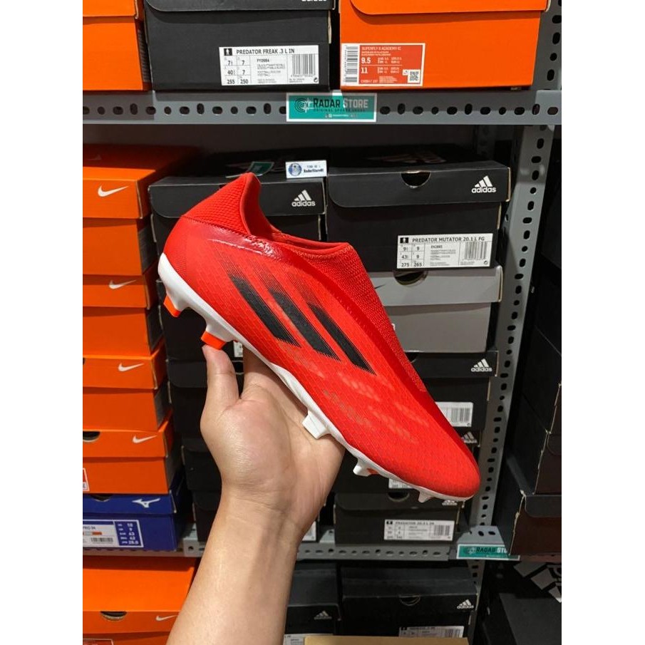 Sepatu Bola Adidas X SpeedFlow.3 LL FG Red Black FY3271 Original BNIB