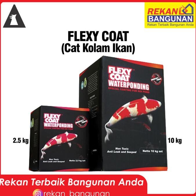 Flexycoat waterponding Black/Blue Cat kolam koi murah