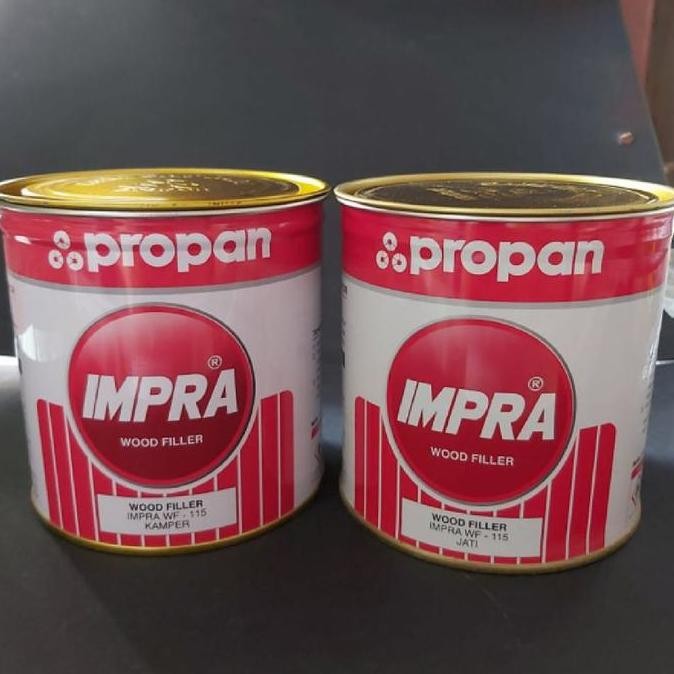 Dempul kayu Pintu Jendela  Wood Filler Impra Propan Propan Impra Wood Filler 1 Kg Dempul Putty Kayu 