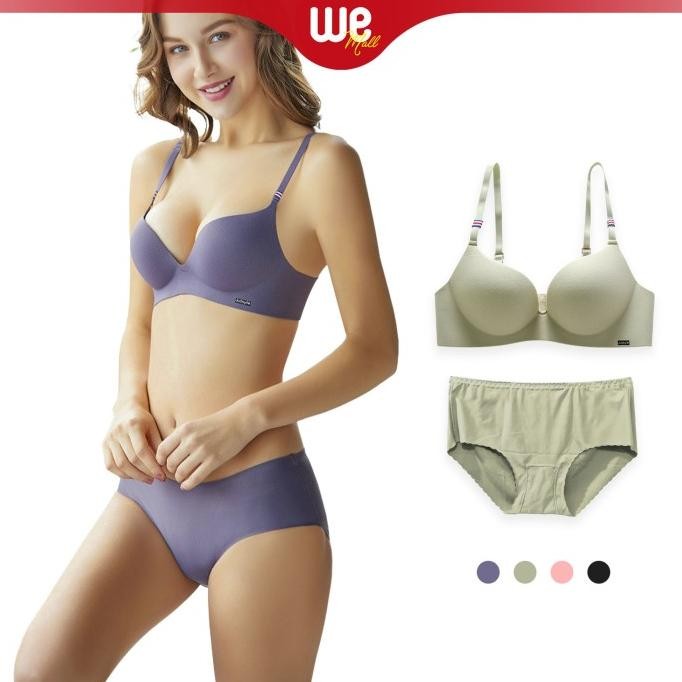 Super Murah, [559Set] Bra Set Jutsyle France - Tanpa Kawat - 1Set Bra Dan Cd