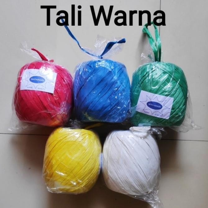 

Tali Rafia Warna-Warni 1 Ball Isi 10Pcs (Khusus Gosend/ Grab) New Stok