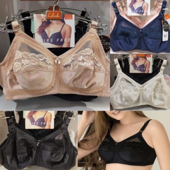 Promo!, Sale  Original Luludi Wacoal Bra Brukat Tanpa Busa Tanpa Kawat