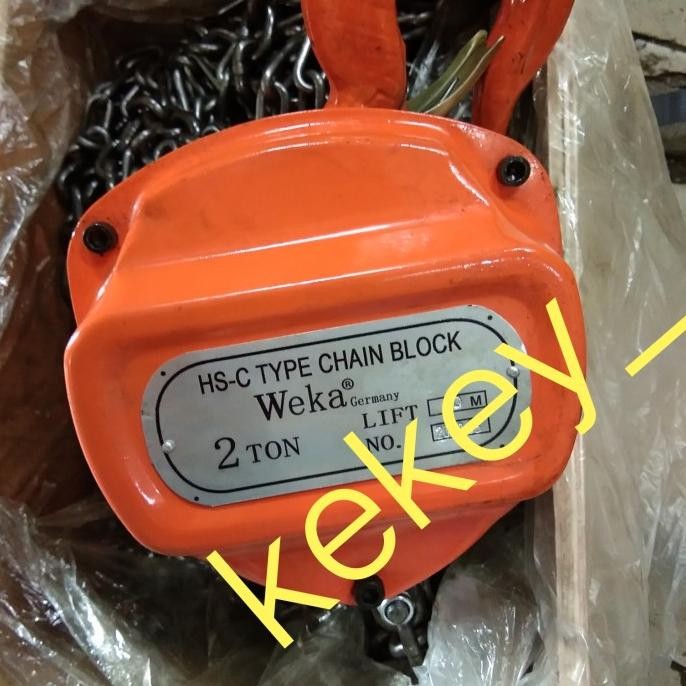 Takel 2 Ton 5 Meter Chain Block 2 Ton 5 Meter New Stok