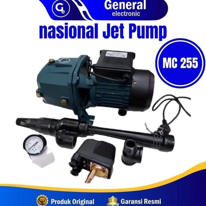 Mesin Pompa Air Nasional MC 255 Jet Pump 255 JMC3 Sumur Dalam Otomatis
