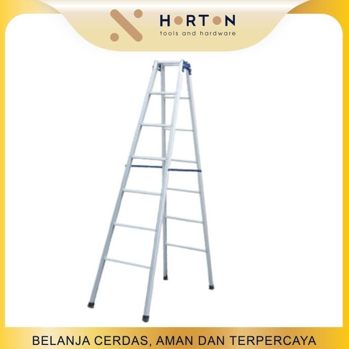 Tangga Lipat Aluminium 2,5 Meter / Tangga Lipat (Tebal) /Aluminium New Stok