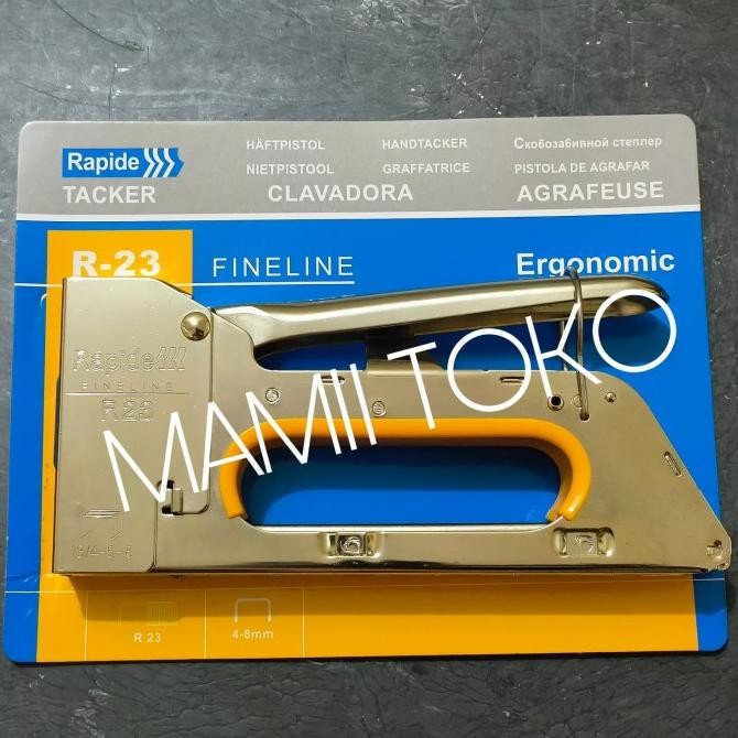 

Rapide R23 Staples hand gun tacker Hekter Stapler tembak manual R 23 KALI