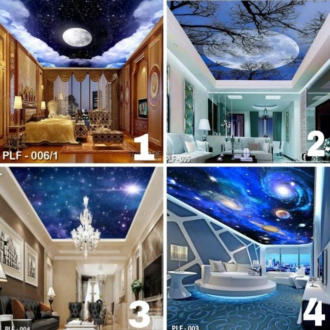 Spesial Wallpaper 3D Wallpaper Custom Wallpaper Plafon Langit Malam