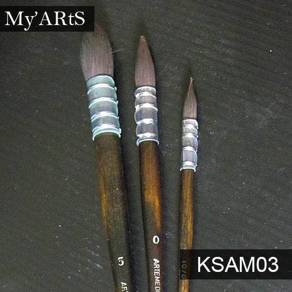 

Artemedia Kazan-m Brush Kuas Lukis Cat Air Bulu Tupai Myarts YAN