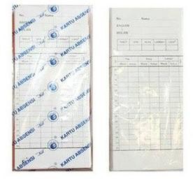 

g-24 KARTU ABSENSI 100LEMBAR (PACK) Termurah