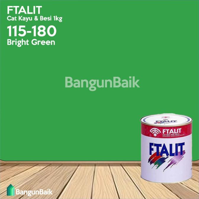 Spesial Kansai Ftalit 180 Bright Green 1Kg / Cat Kayu Dan Besi Ftalit 115-180