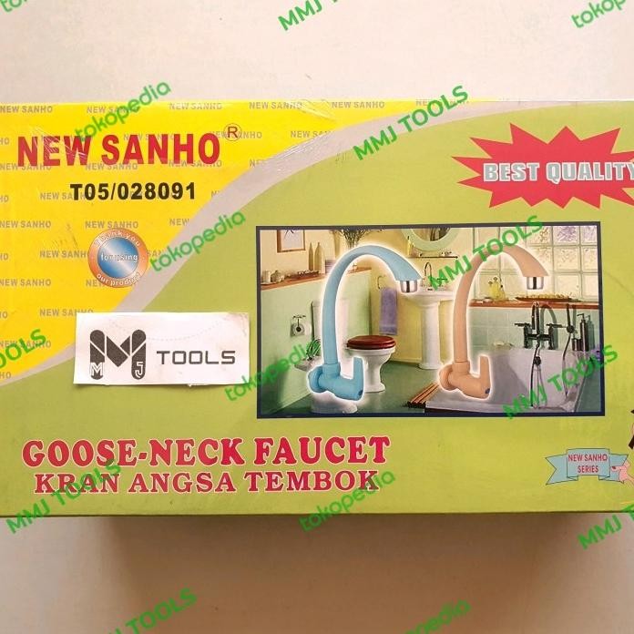 Keran Angsa Pvc New Sanho- Sanho Kran Cuci Piring Pvc - Kran Pvc Angsa Restock