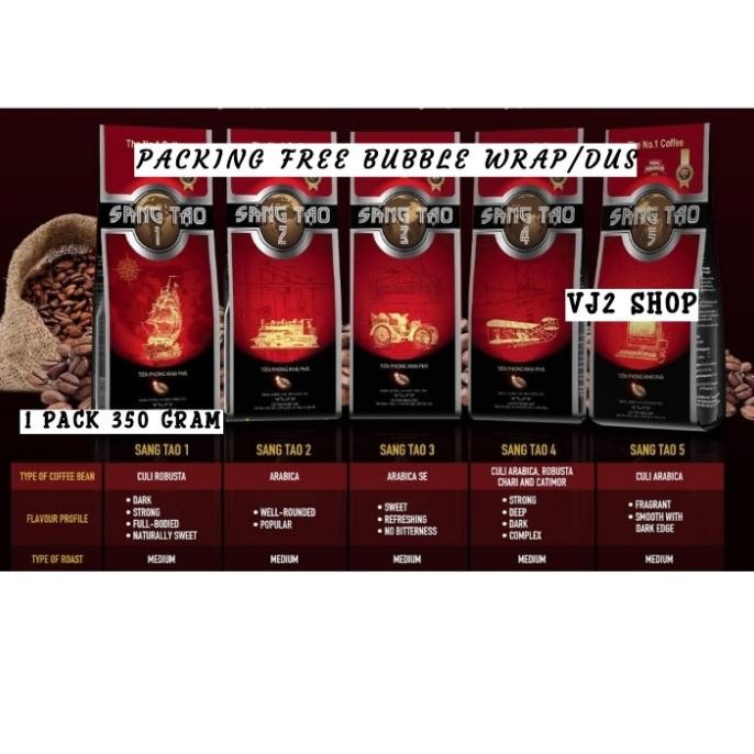 

Kopi Vietnam Trung Nguyen Coffee Sang Tao 450gr