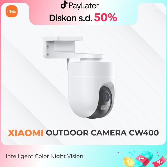 Xiaomi Outdoor Camera CW400 4MP 2.5K Kamera CCTV Outdoor 360 IP66 Waterproof AI Human Tracking Detec