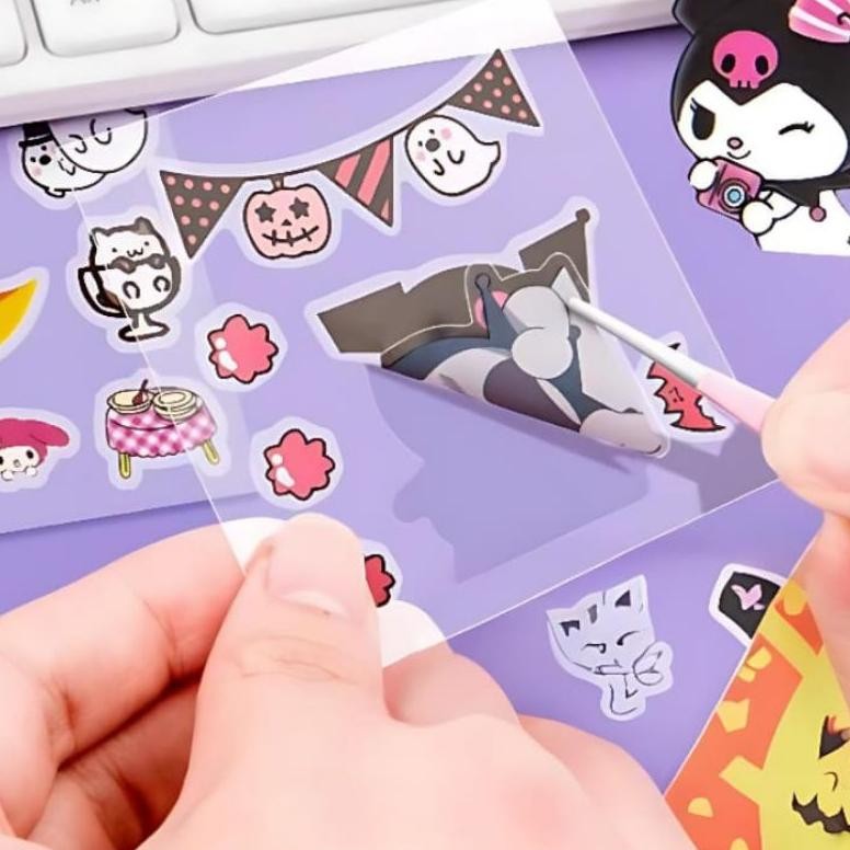 

rt-342 Stiker Sanrio Kuromi Melody Cinamorol 100 Lembar Murah