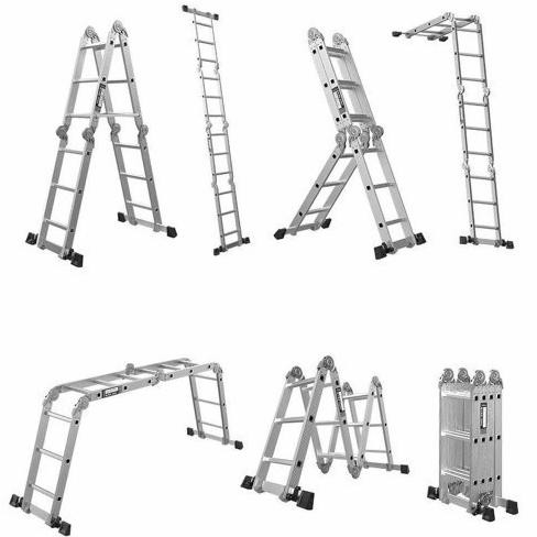 Tangga Lipat Aluminium Denko Mal4X5 Multipurpose Ladder 5.7M Original New Stok