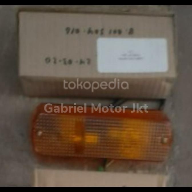 Lampu Sen Forklift Alat Oval -Set 2Pcs New Stok