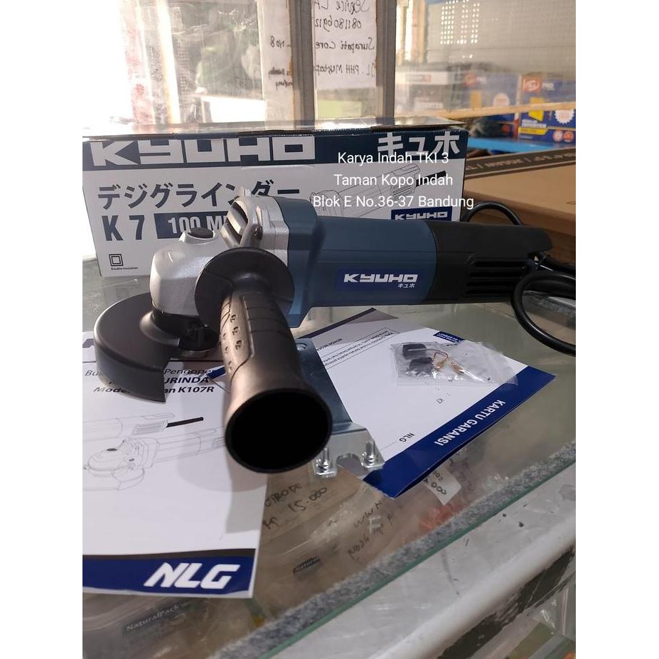 Mesin Gerinda 4Inch Kyuho K7 100mm Mesin Slepan 4"Inch KYUHO K7 11.000rpm Disc Grinder 670 watt Sakl