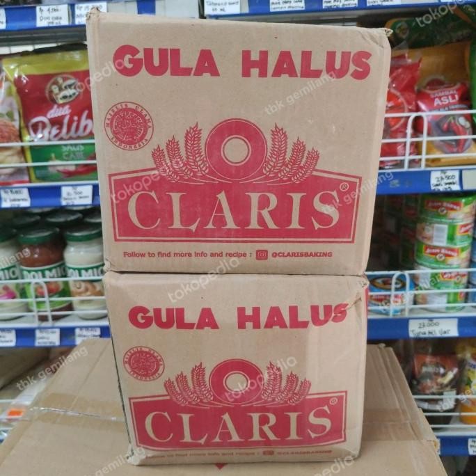 

Claris gula halus 250gr dus 16 bks murah