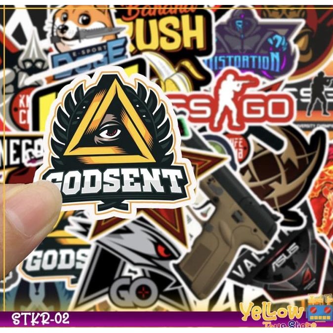 

Sticker Set isi 50pcs CS:GO Waterproof PVC Vinyl Aesthetic-STKR-02 murah