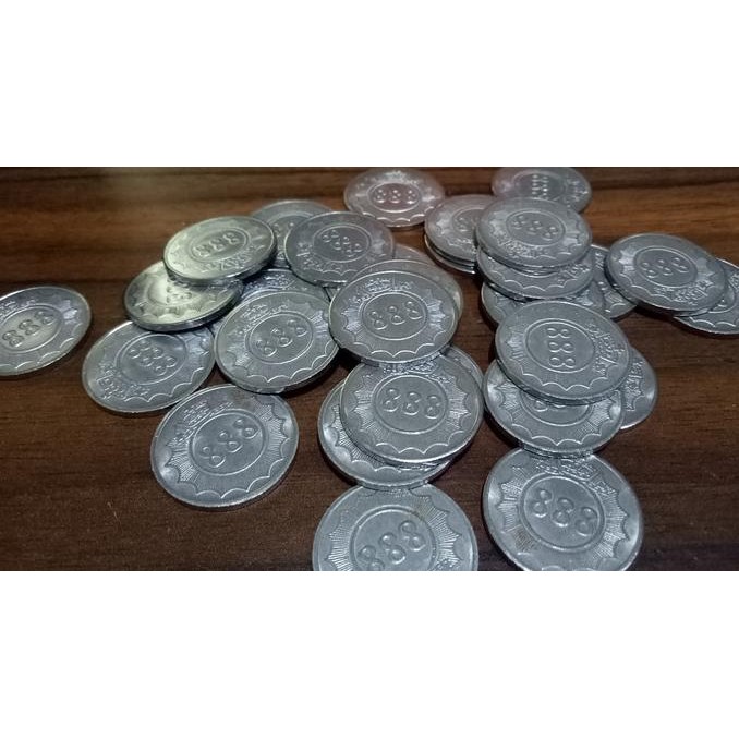 TERLARIS Coin 100 pcs / Coin arena bermain / mesin permainan pakai coin