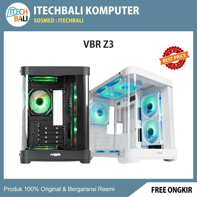 Casing VBR Z3 M-ATX Dual Chamber | ITECHBALI