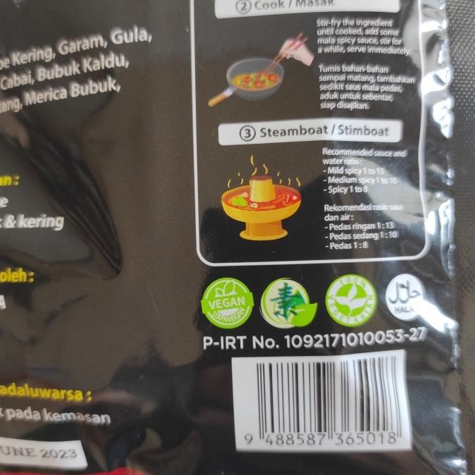 

Sky Tastes Mala Spicy Chili 200g Vegetarian Vegan murah