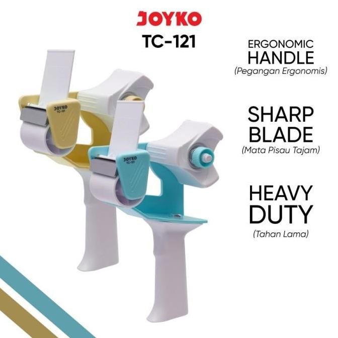

Tape Dispenser / Pemotong lakban gagang Joyko TC-121 murah