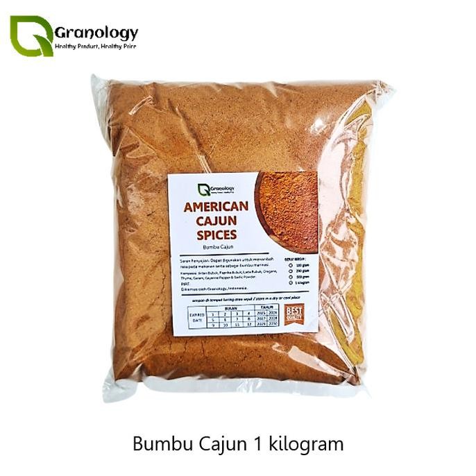 

American Cajun Seasoning / Bumbu Cajun Bubuk (1 kilogram) by Granology murah