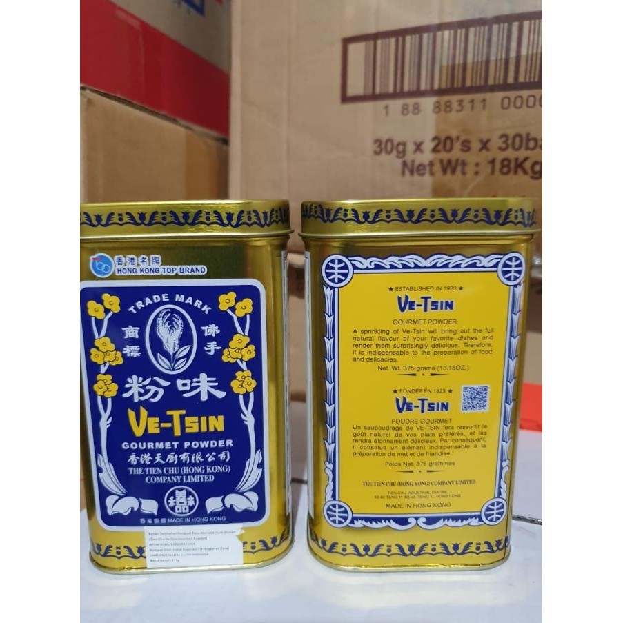 

Vetsin Hongkong 375gr Gourmet Powder murah