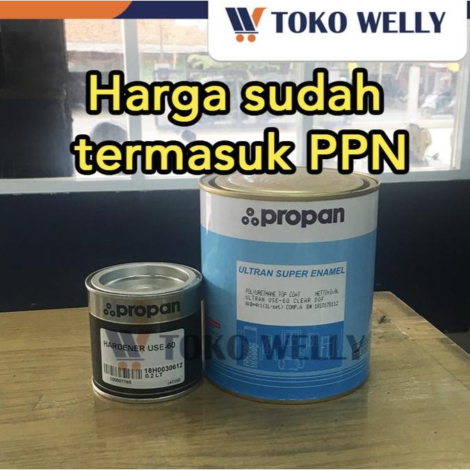 Miliki Propan Ultran Super Enamel Use 60 / 1L (Set)