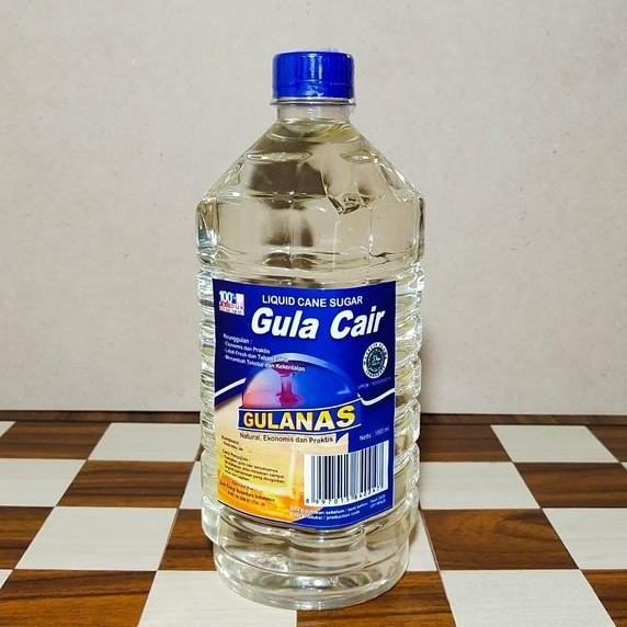 

GULANAS gula putih cair 1 LITER Bahan Minuman RESTO DAN CAFE murah