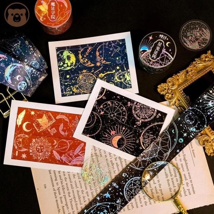 

Washi tape selotip antariksa langit glitter murah