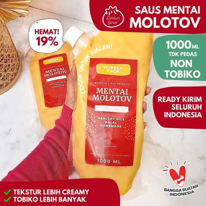 

Saos Saus Mentai Halal Sauce Mentaiko u Mentai Rice Cake Dimsum Ginuk murah