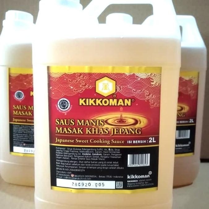 

Kikkoman Sweet Seasoning Sauce | Mirin HALAL 2Liter murah