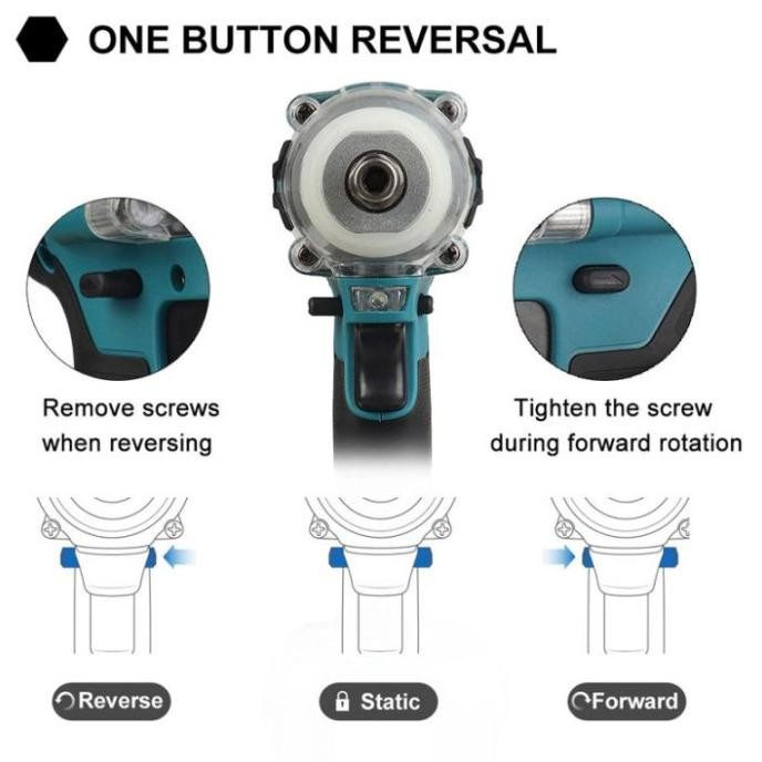 Kamolee DTW285 Cordless Brushless Impact Wrench murah