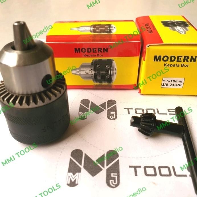 Kepala mesin bor MODERN 10mm ' MODERN kepala bor 10mm - Drill chuck murah