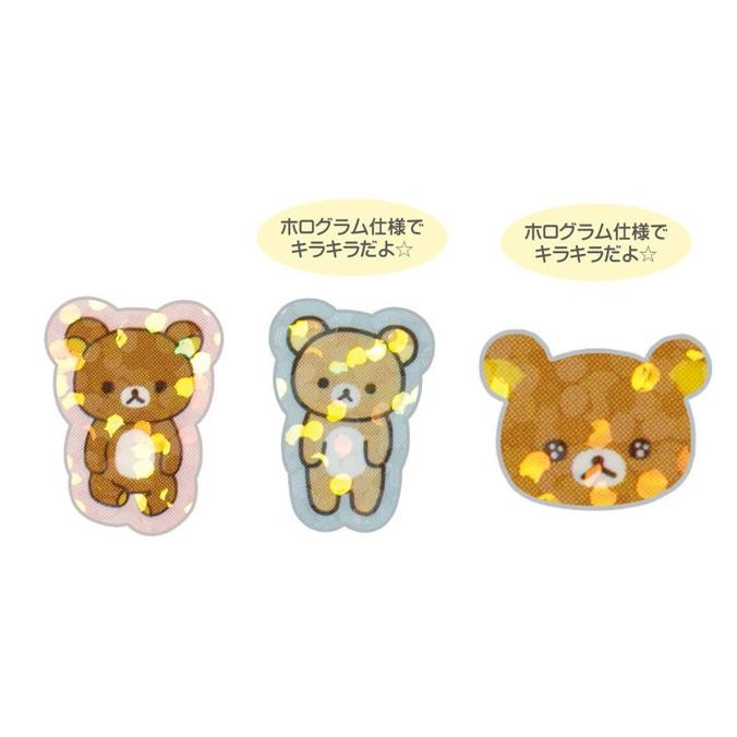 

KiraKira Mini Sticker San-X Rilakkuma Seal Stiker Mini Limited Edition murah