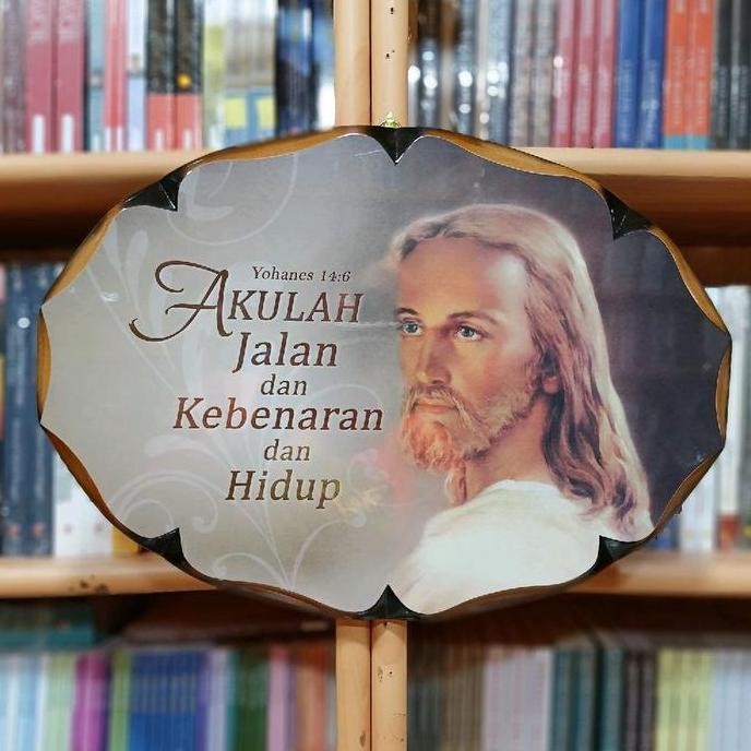 Promo Hiasan Dinding Kayu Pajangan Rohani Kristen Katolik