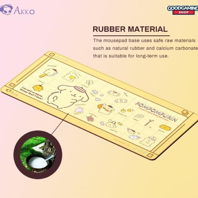 Promo Akko Mousepad Limited Edition Pompompurin / Cinnamoroll / Wasteland Survival / King'S Avatar-Y