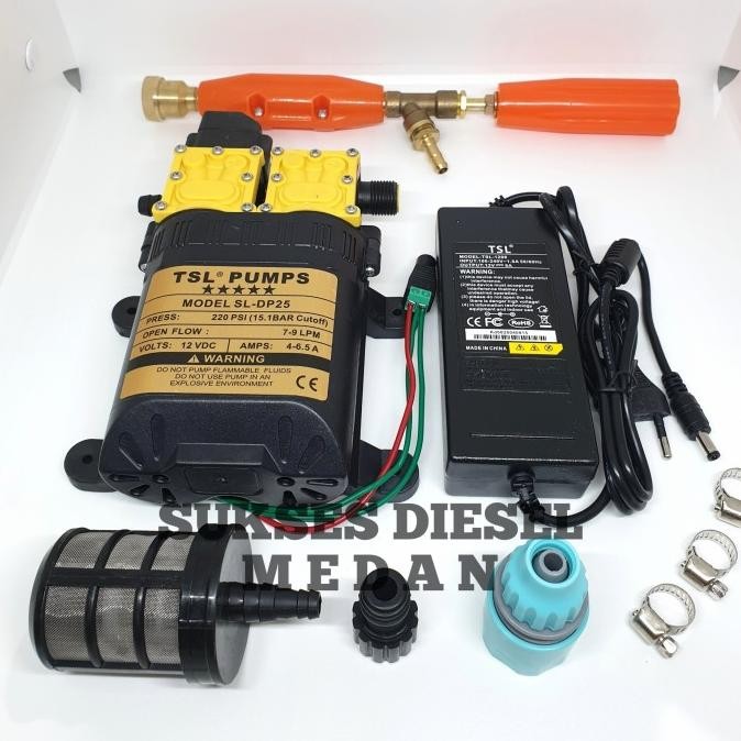 Alat Cuci Mobil AC Motor Steam Mini DOUBLEPUMP 200PSI Doorsmeer