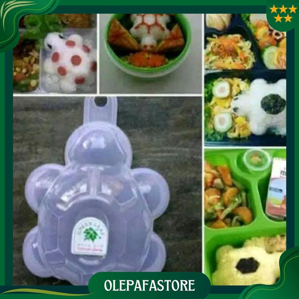 Cetakan Bento Nasi Kuning Puding Karakter Ori