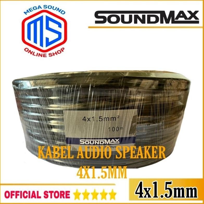 Kabel Audio Speaker 4x1.5 Soundmax Kabel isi 4 Serabut 30m