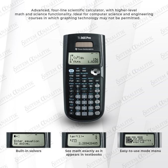 

Texas Instruments Ti-36 X Pro Scientific Calculator