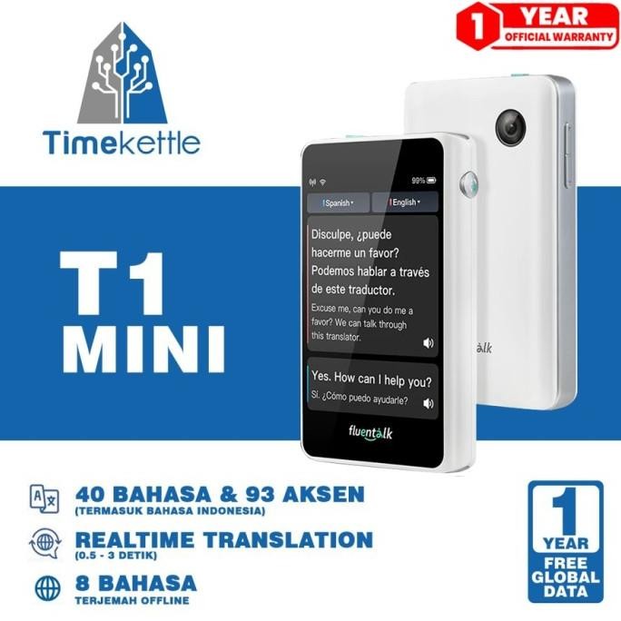 

Timekettle T1 Mini Fluentalk Translator Alat Penerjamah Bahasa