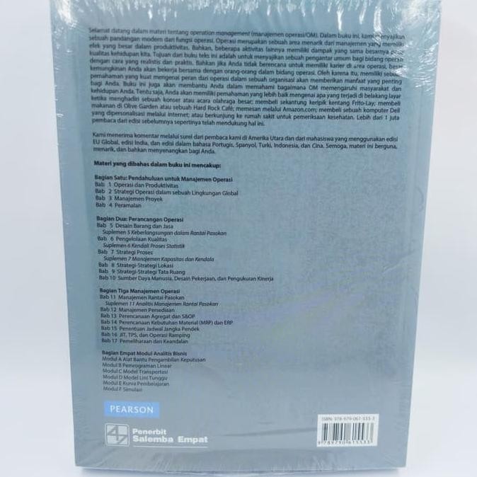|| PICKS / Manajemen Operasi Manajemen Keberlangsungan Edisi 11 - Jay Heizer ||~~~